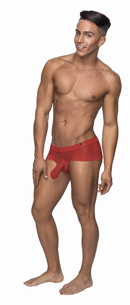 MP129236 Malepower Micro Mini Hose Short - Red Red