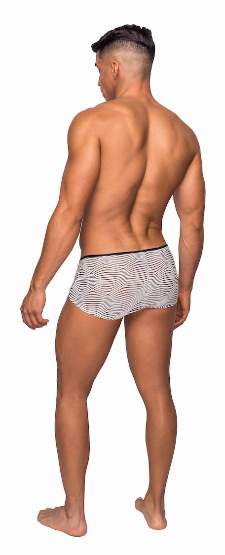 MP130234 Malepower Micro Mini Short - Black/White