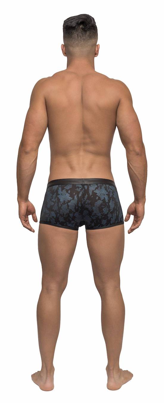 MP134238 Malepower Strappy Short - Blue/Black