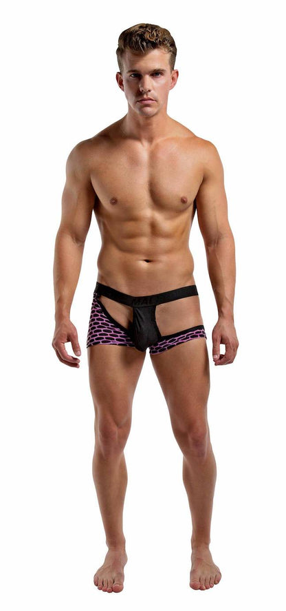 MP138225 Malepower Half Moon Short Purple Black