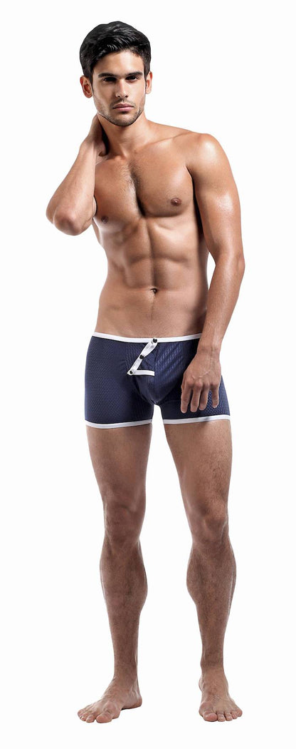 MP139219 Malepower Snap Pouch Short - Navy Small Navy