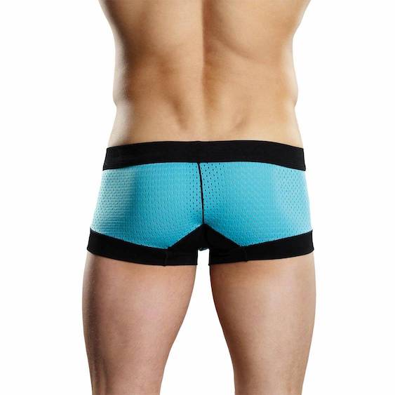 MP142202 Malepower Sport Mini Short - Turq/Black