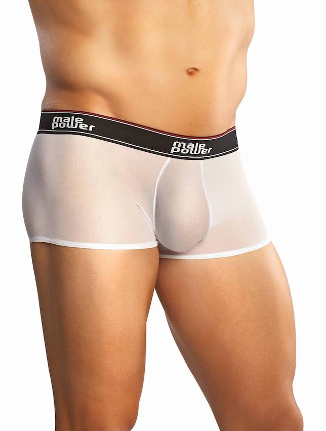 MP145056 Malepower Pouch Short - White