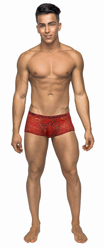 MP145162 Malepower Mini Short - Red Large Red