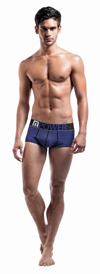 MP145215 Malepower Mini Pouch Short - Royal/Black Small Royal Black