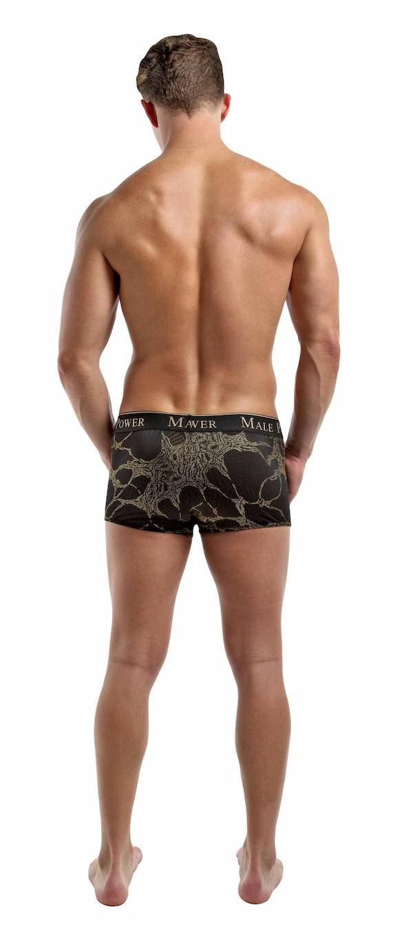 MP145224 Malepower Mini Short - Black/Gold