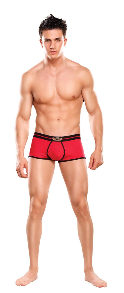 MP150054 Malepower Male Power Lo Rise Pouch Enhancer Short Red Large Red