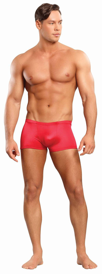 MP153076 Malepower Lo Rise Short - Red Red