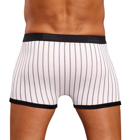 MP156172 Malepower Male Power Lo Rise Panel Short White/Black