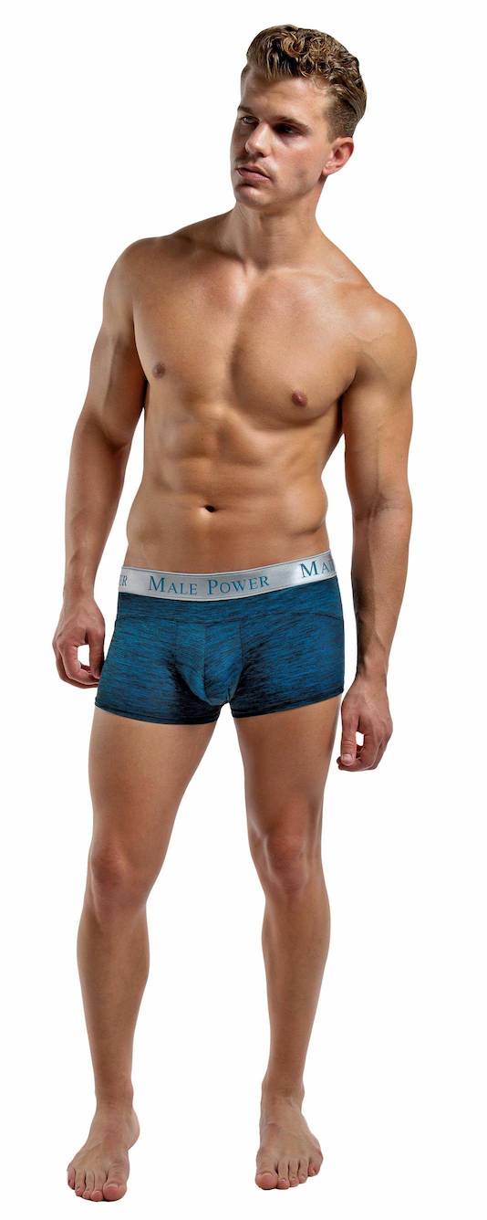 MP156222 Malepower Panel Short - Blue/Black