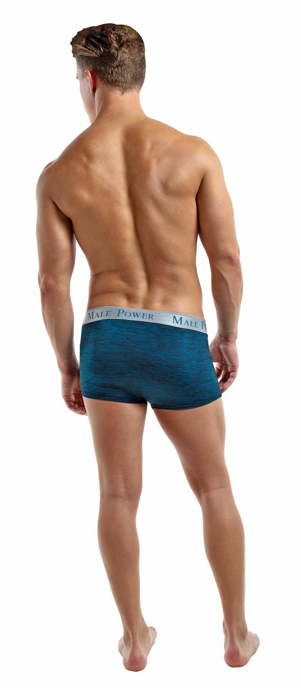 MP156222 Malepower Panel Short - Blue/Black