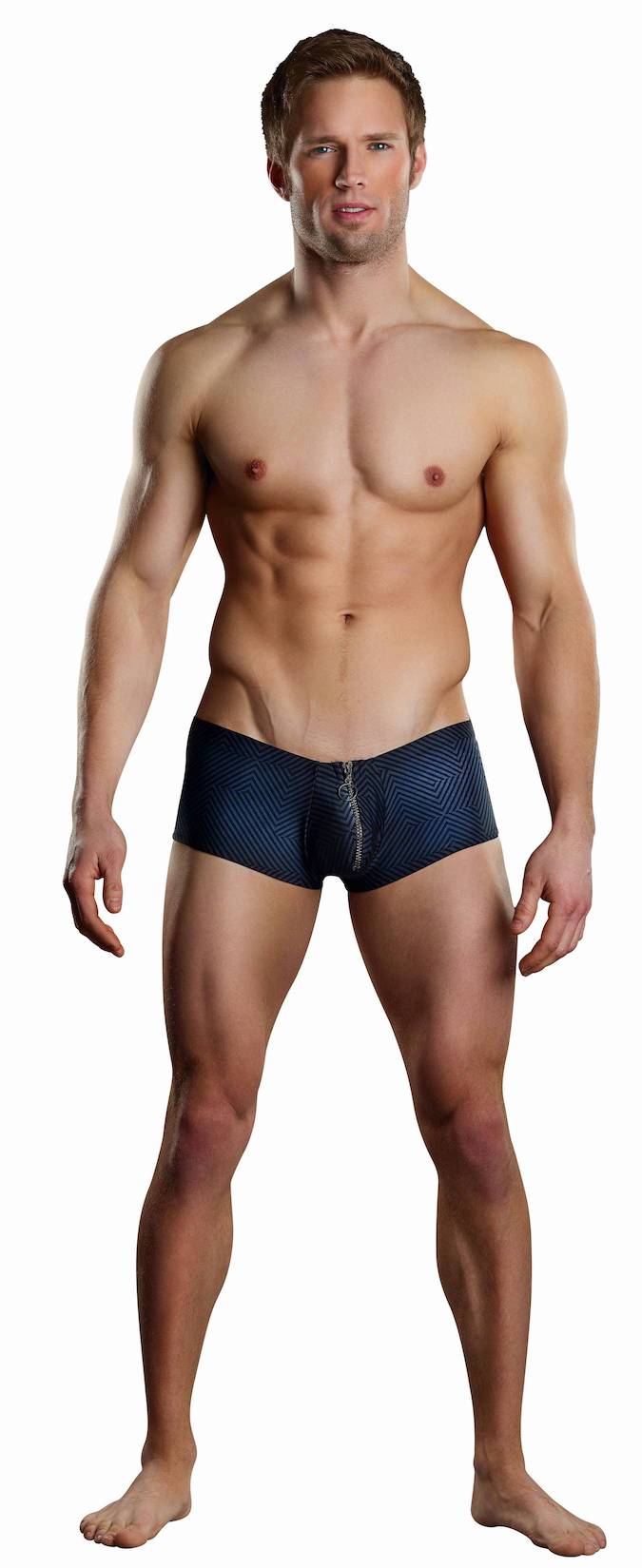 MP157207 Malepower Zipper Short - Grey