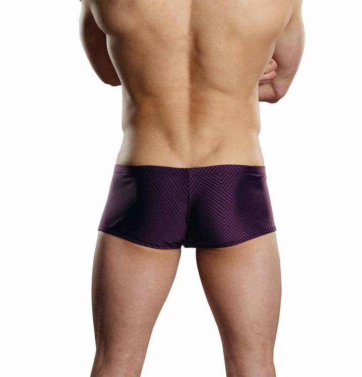 MP157207 Malepower Zipper Short - Wine