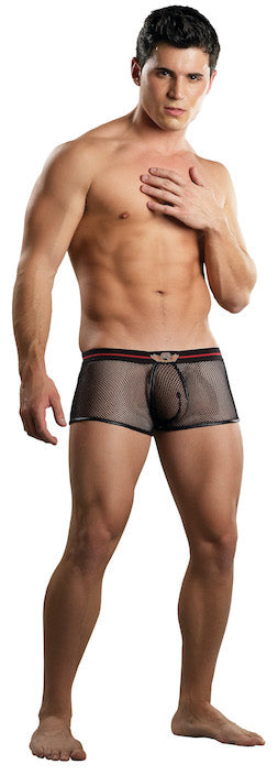 MP158156 Malepower Male Power Lo Rise Pouch Enhancer Short Black X-Large Black
