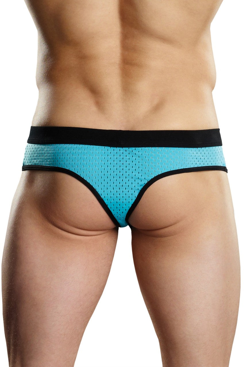 MP432202 Malepower Sport Thong - Turq/Black