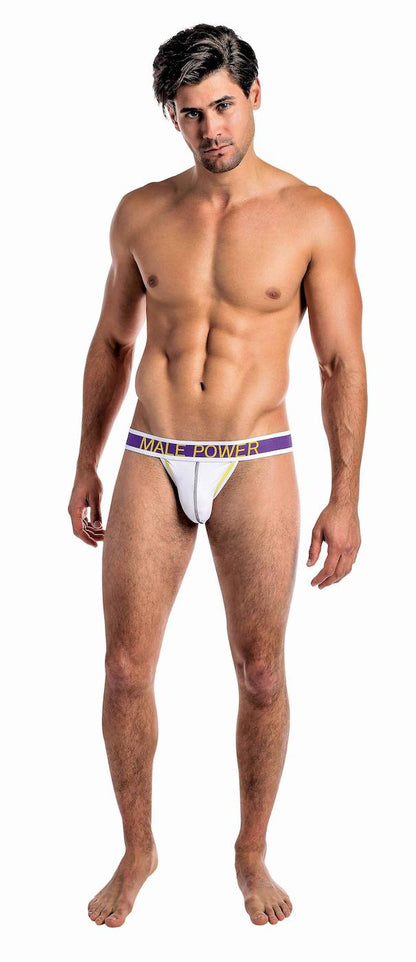 MP433228 Malepower Micro Thong - White White