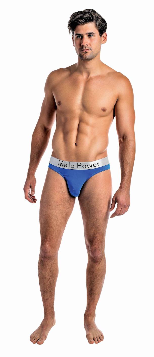 MP438227 Malepower Lo Rise Thong - Turquoise Large X-Large Turquoise