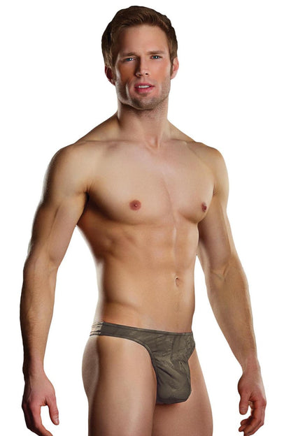 MP444205 Malepower Male Power Wonder Thong Taupe Small Medium Taupe