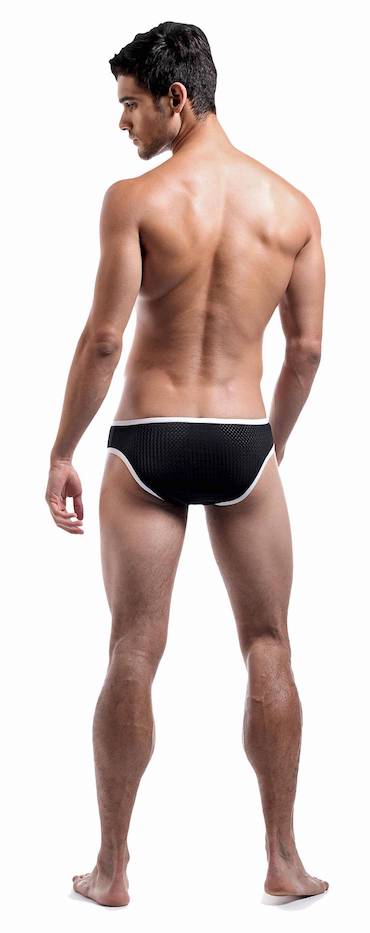 MP476219 Malepower Snap Bikini - Black