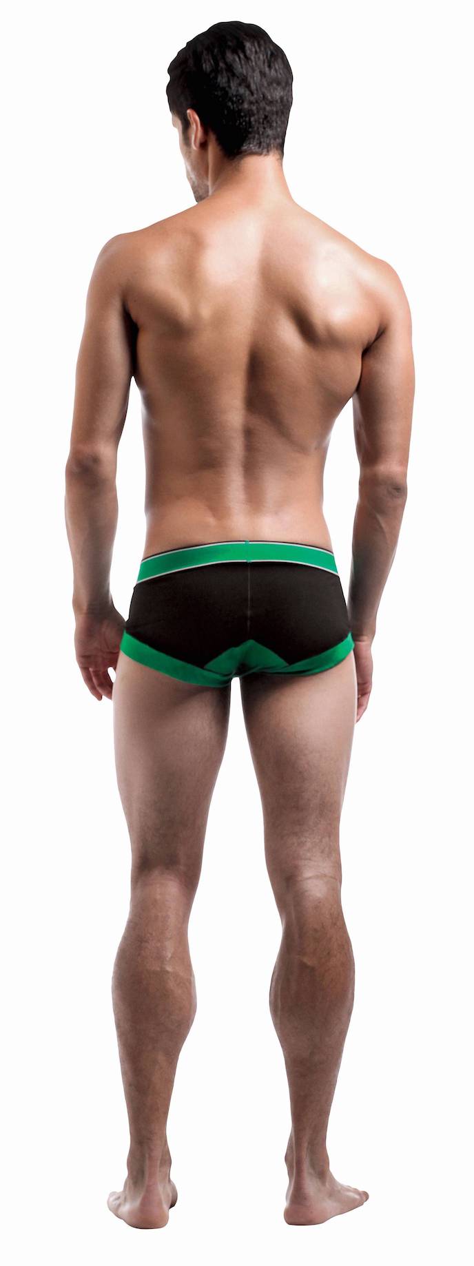 MP481221 Malepower Fullback Bikini - Black/Green