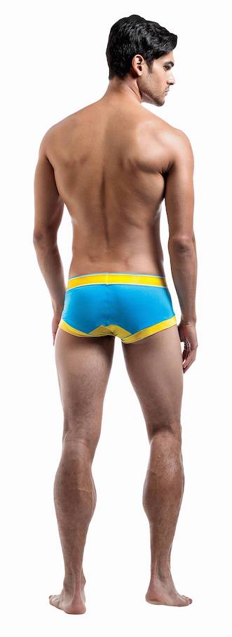 MP481221 Malepower Fullback Bikini - Turq/Yellow