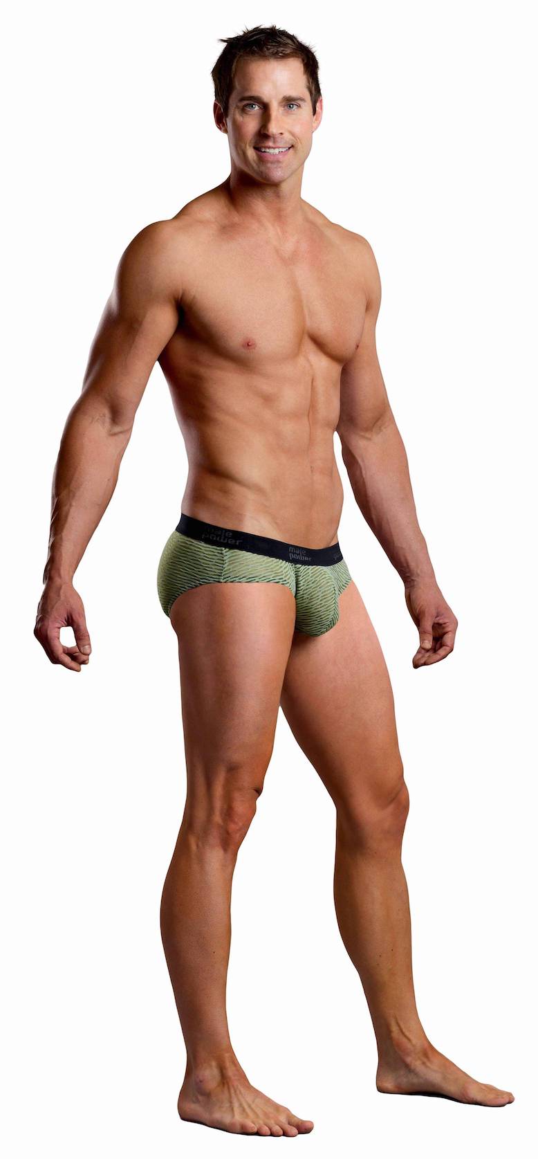 MP491192 Malepower Lo Rise Bikini - Olive