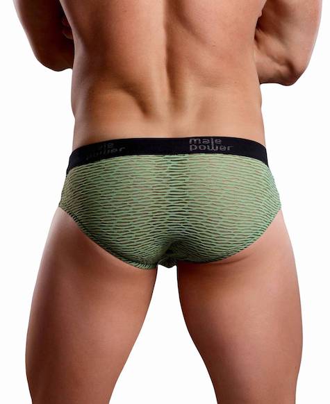 MP491192 Malepower Lo Rise Bikini - Olive