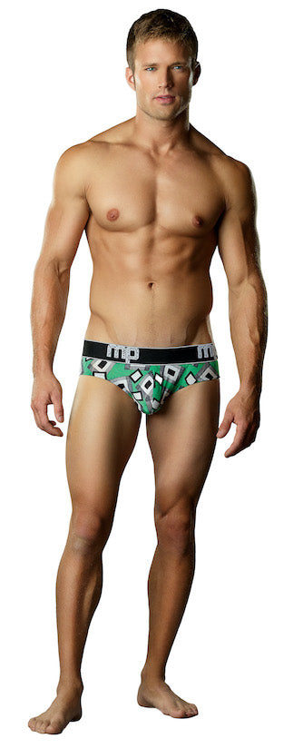 MP491210 Malepower Male Power Lo Rise Bikini Green