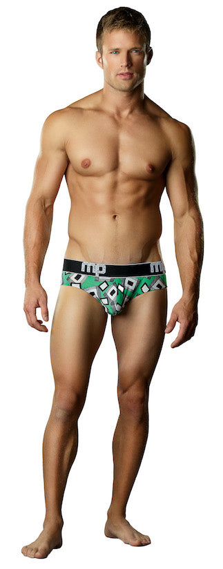 MP491210 Malepower Male Power Lo Rise Bikini Green Green