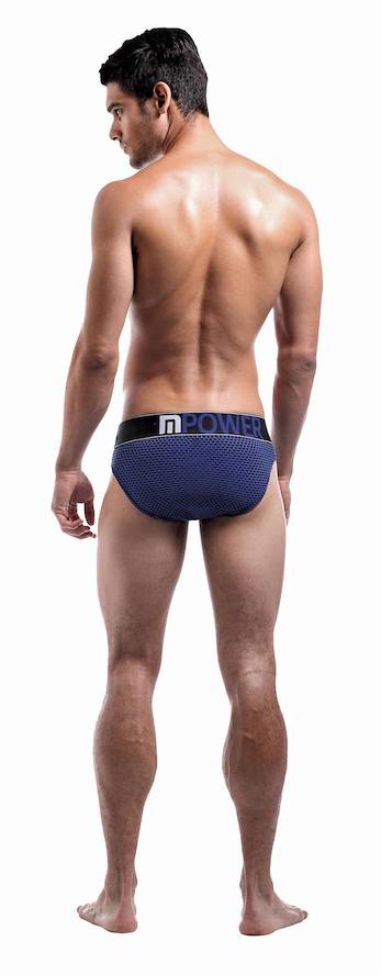 MP491215 Malepower Lo Rise Bikini - Royal/Black