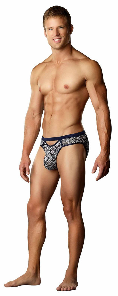 MP493209 Malepower Cutout Bikini - Navy Navy