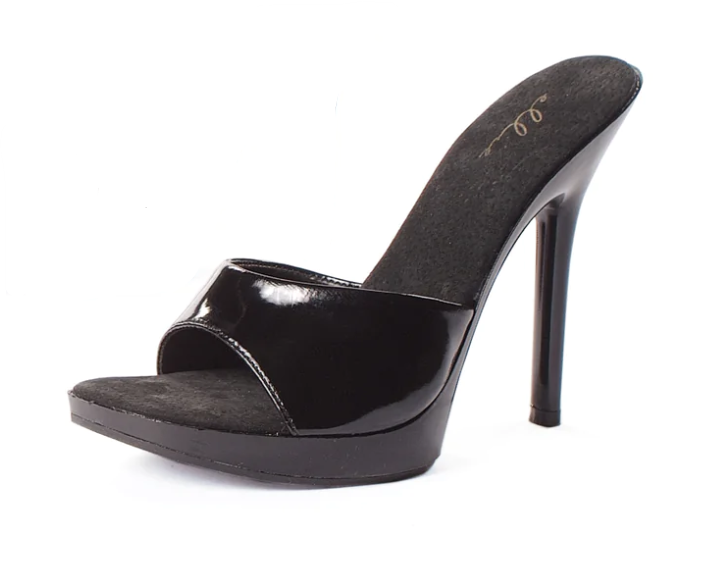 502-VANITY Ellie Black High Heel Alternative Footwear Discontinued Sale Stock