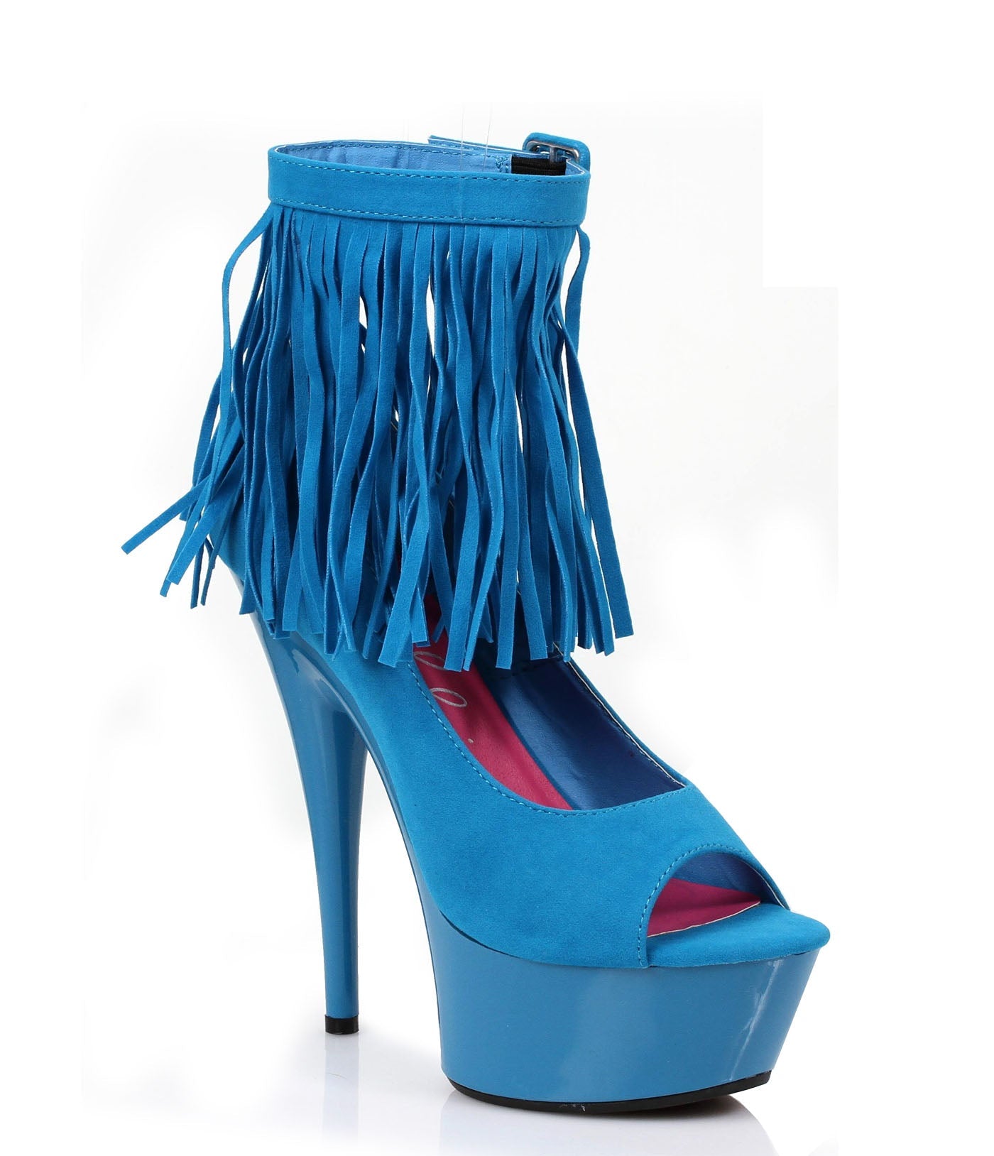 609-APONI Ellie Blue Velvet High Heel Alternative Footwear Discontinued Sale Stock 7 uk (40 Europe - 10 Usa) Blue Velvet