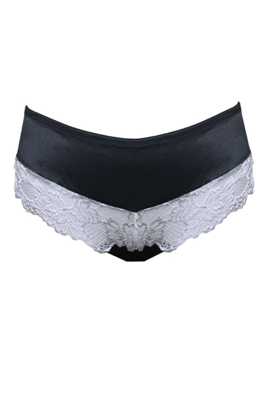 TL9627 Tia Lynn Decadent Fashion Panty Large Black
