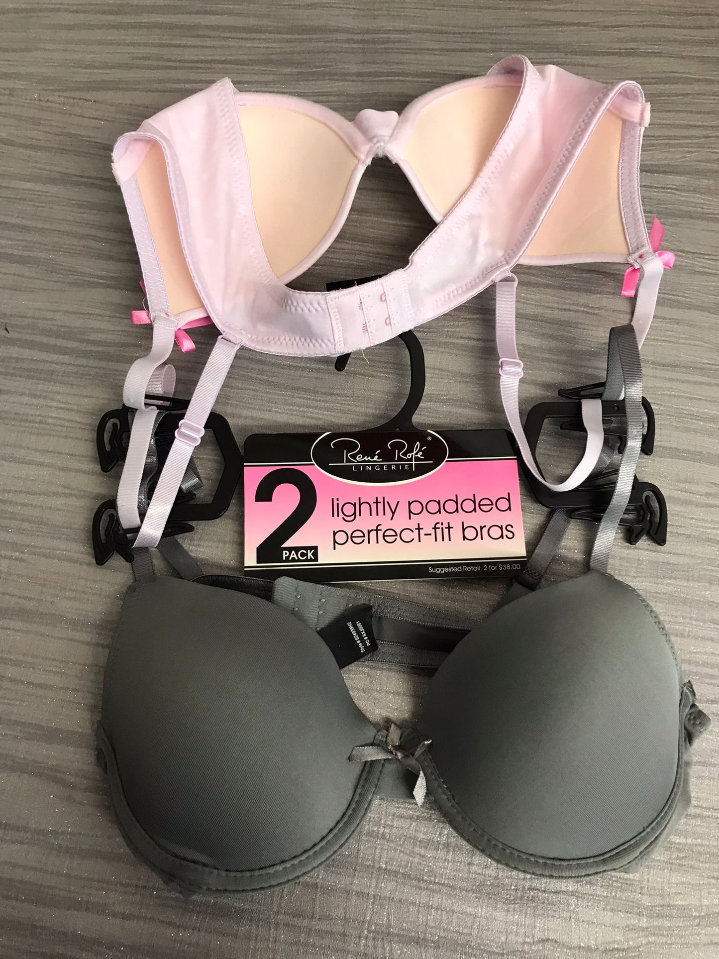 B24939H2-B608E E Dutch 2 On A Hanger Bra (2 Pack)