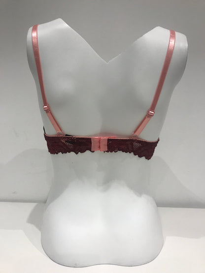 B25200-FPNK Lucious Lace Overlay Bra