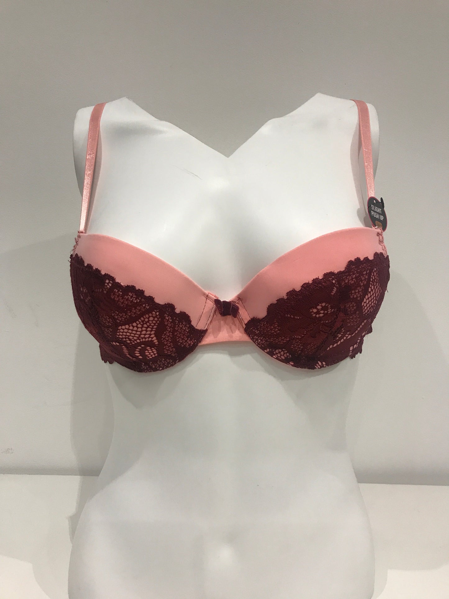 B25200-FPNK Lucious Lace Overlay Bra