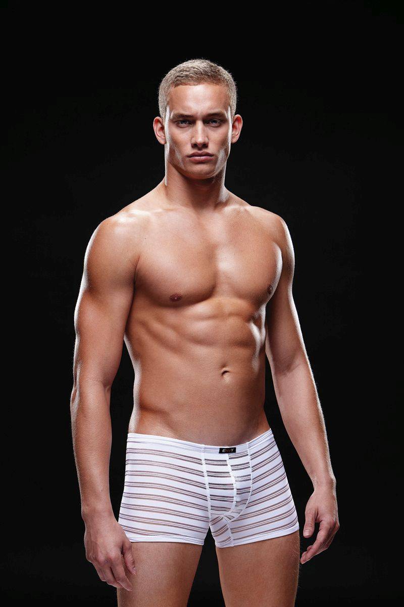 BEV023 Envy Menswear Microfiber Trunk Small Medium White