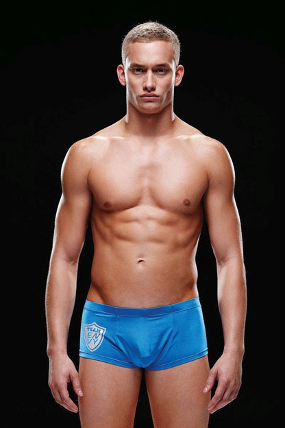 BEV026 Envy Menswear Logo Sport Trunk Medium Large Blue