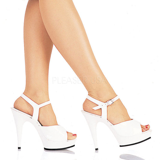 CLOSE UP-509 Lucious White High Heel Alternative Footwear Discontinued Sale Stock