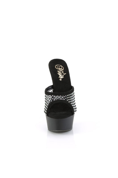 DELIGHT-601-6RM Pleaser Black 6 Inch Exotic Dancers Platform Shoes
