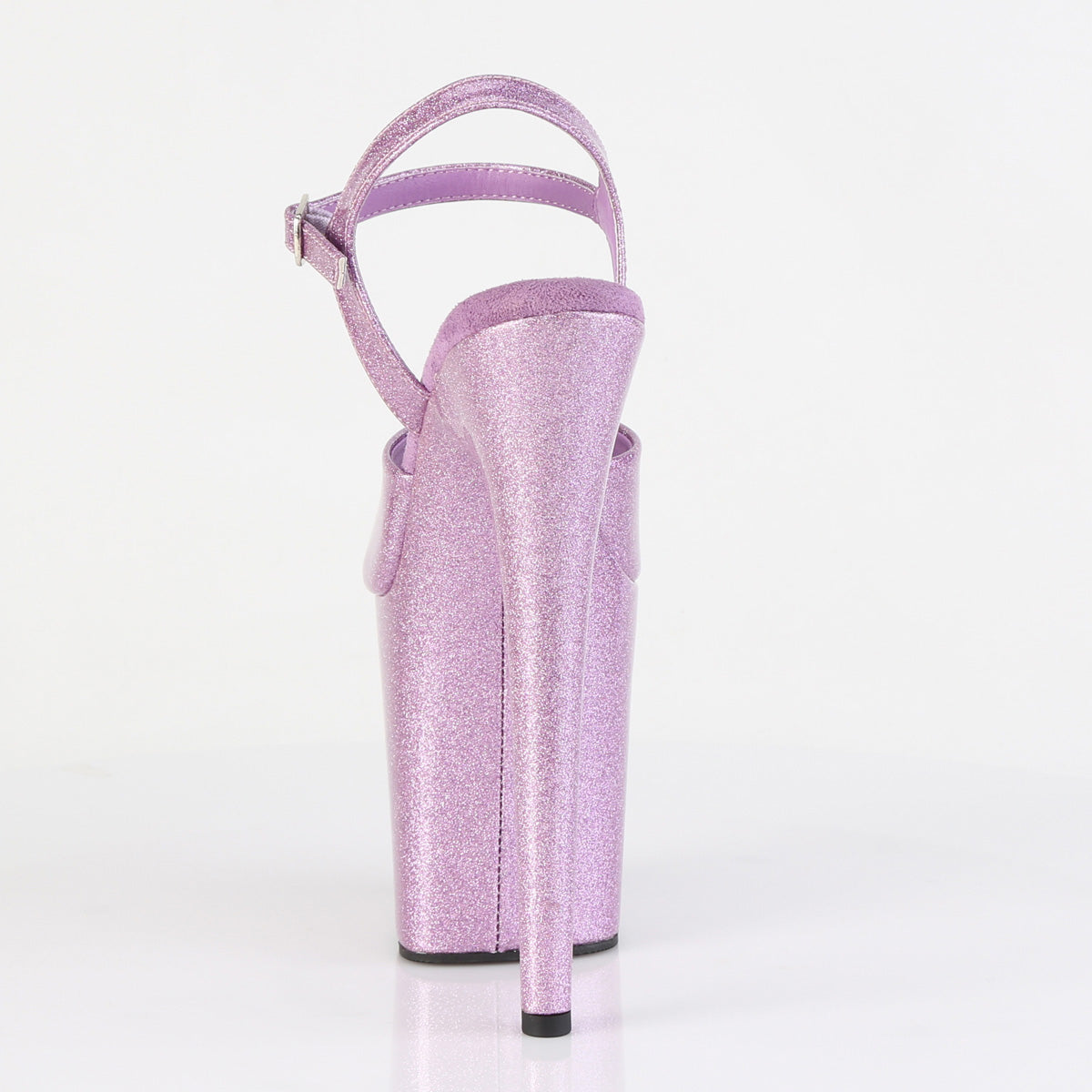 FLAMINGO-809GP Pleaser Lilac Glitter 8 Inch Dancer Platform Platform Shoes
