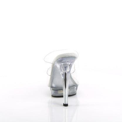 LIP-102 Fabulicious Clear 5 Inch Fitness Stage Shoes