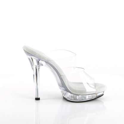 LIP-102 Fabulicious Clear 5 Inch Fitness Stage Shoes