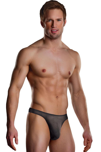 MPPAK817 Malepower Wonder Thong - Black 3X 4X Black