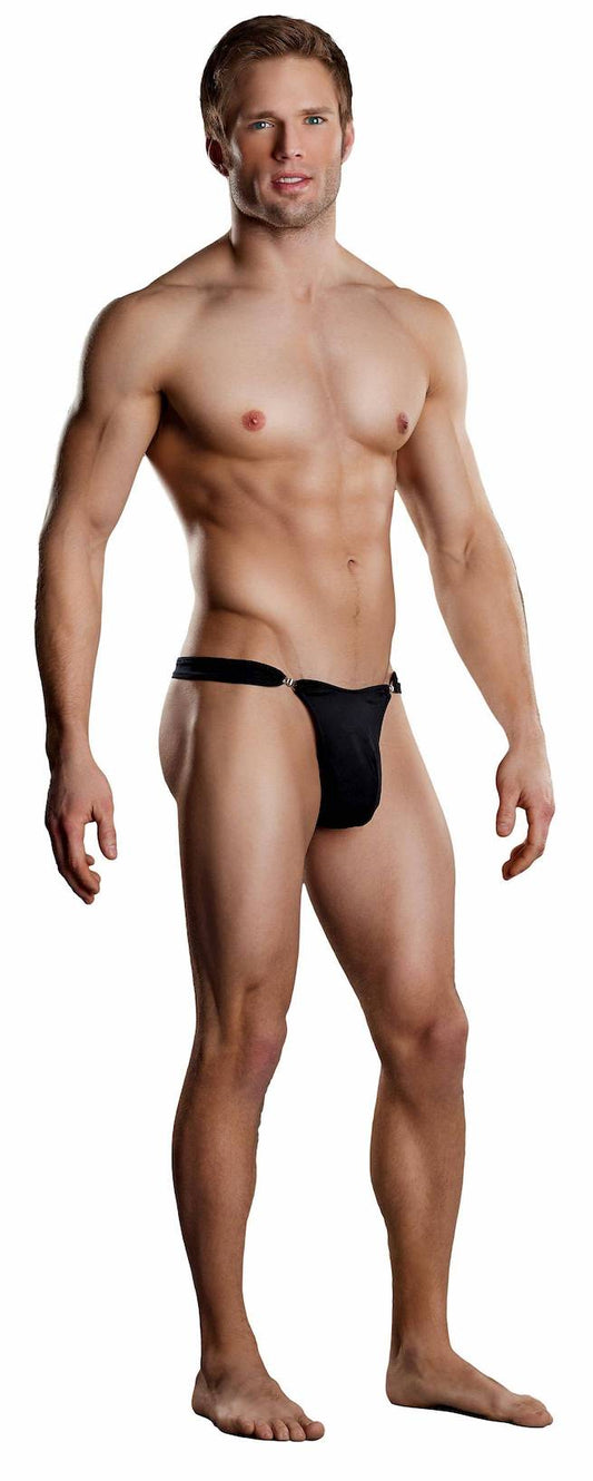 MPPAK820 Malepower Bong Clip Thong - Black