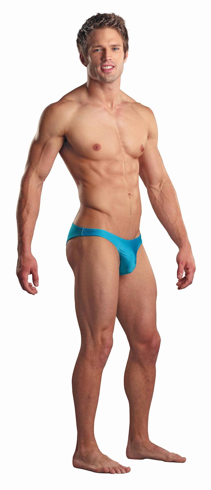 MPPAK871 Malepower Brazilian Pouch Bikini - Turquoise Small Turquoise