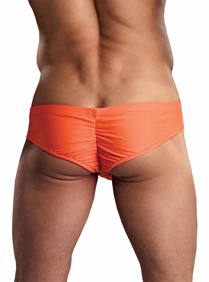 MPPAK873 Malepower Shirred Pouch Manty - Orange