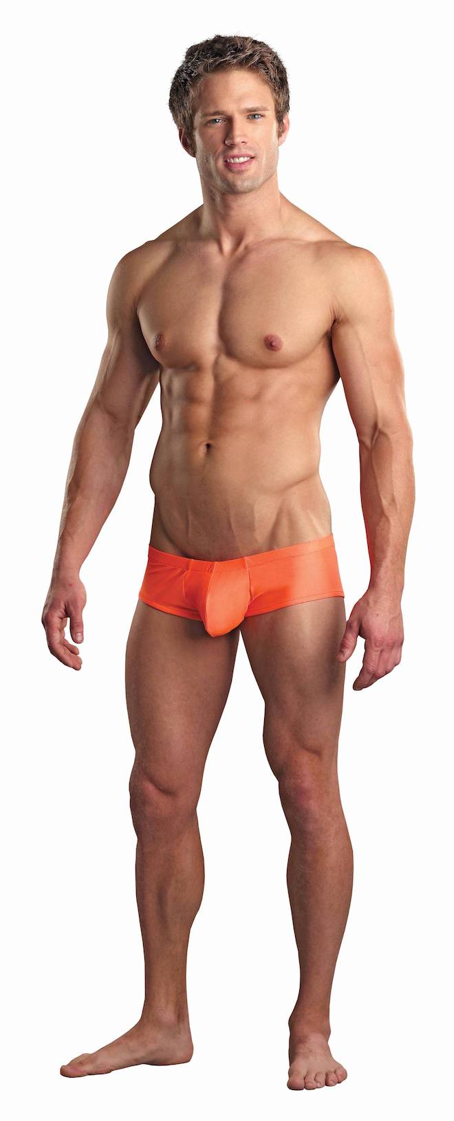 MPPAK875 Malepower Micro Mini Pouch Short - Orange Orange
