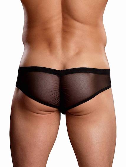 MPPAK883 Malepower Shirred Pouch Manty - Black